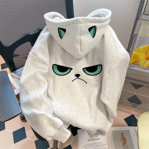 Hooded Sweatshirt Couple Style Casual Women's 2025 New Velvet Thickeneded Comfortable Top Men's Versatile Ins Style
