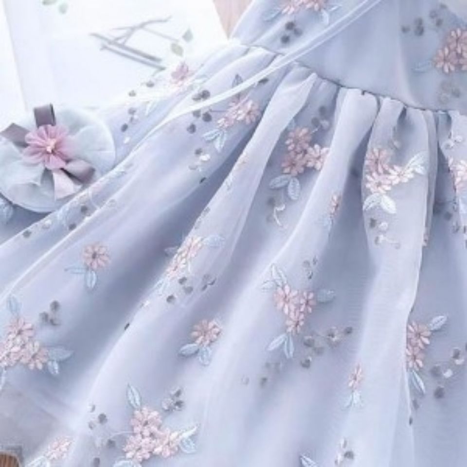 Girls Dress Summer Hanfu Cheongsam Fairy 2025 New Children's Retro Mesh Skirt Baby Summer Skirt - Image 3