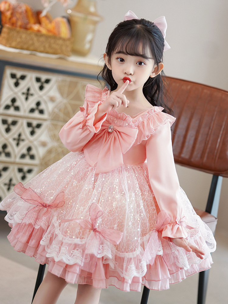 Autumn Baby Lolita 2025 New Autumn Elegant Princess Dress Sweet Dress Puffy Princess Dress - Image 2