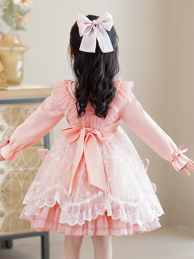 Autumn Baby Lolita 2025 New Autumn Elegant Princess Dress Sweet Dress Puffy Princess Dress - Image 5