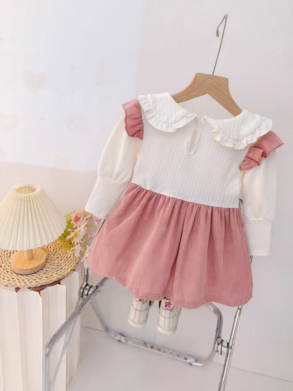 Girls' Cartoon Dress 2025 Autumn New Spring and Autumn Princess Baby Strap Stylish Children's Fresh Trendy - Image 4