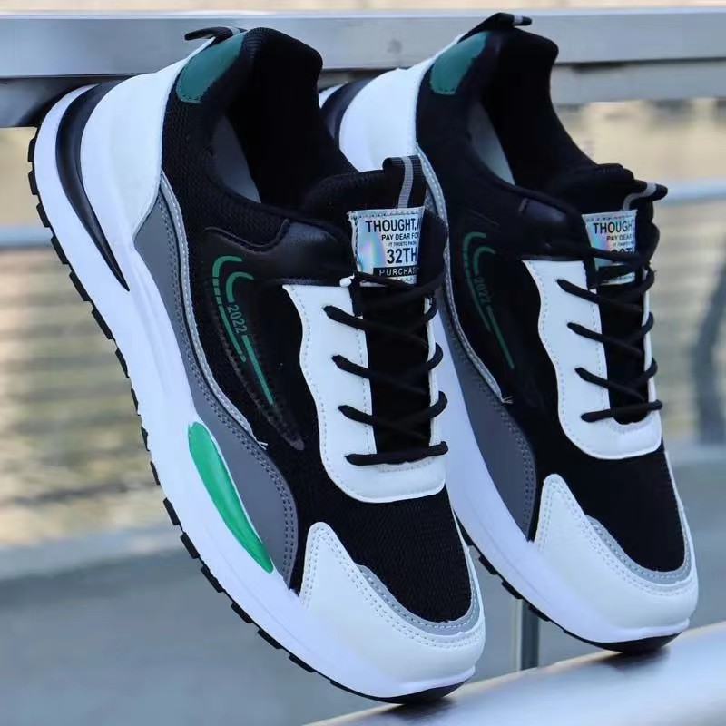 Sports Shoes Breathable Mesh Shoes Cross-Border Large Size Men's Shoes Fly Woven Mesh Comfortable Men's Shoes - Image 4