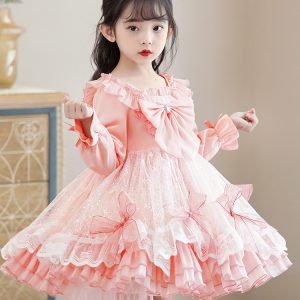Autumn Baby Lolita 2025 New Autumn Elegant Princess Dress Sweet Dress Puffy Princess Dress