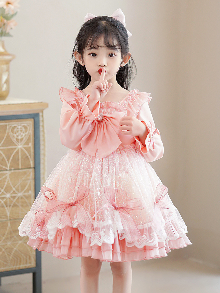 Autumn Baby Lolita 2025 New Autumn Elegant Princess Dress Sweet Dress Puffy Princess Dress - Image 4