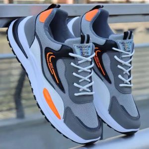 Sports Shoes Breathable Mesh Shoes Cross-Border Large Size Men's Shoes Fly Woven Mesh Comfortable Men's Shoes