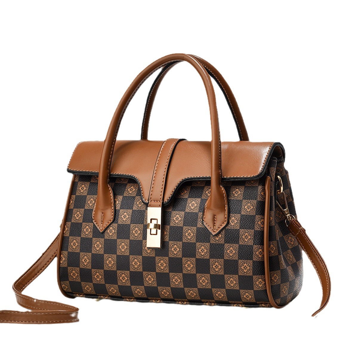New Handbag Women's Bag European and American Fashion Retro Crossbody Shoulder Bag Fashion All-match Quality Women's Bag - Image 5