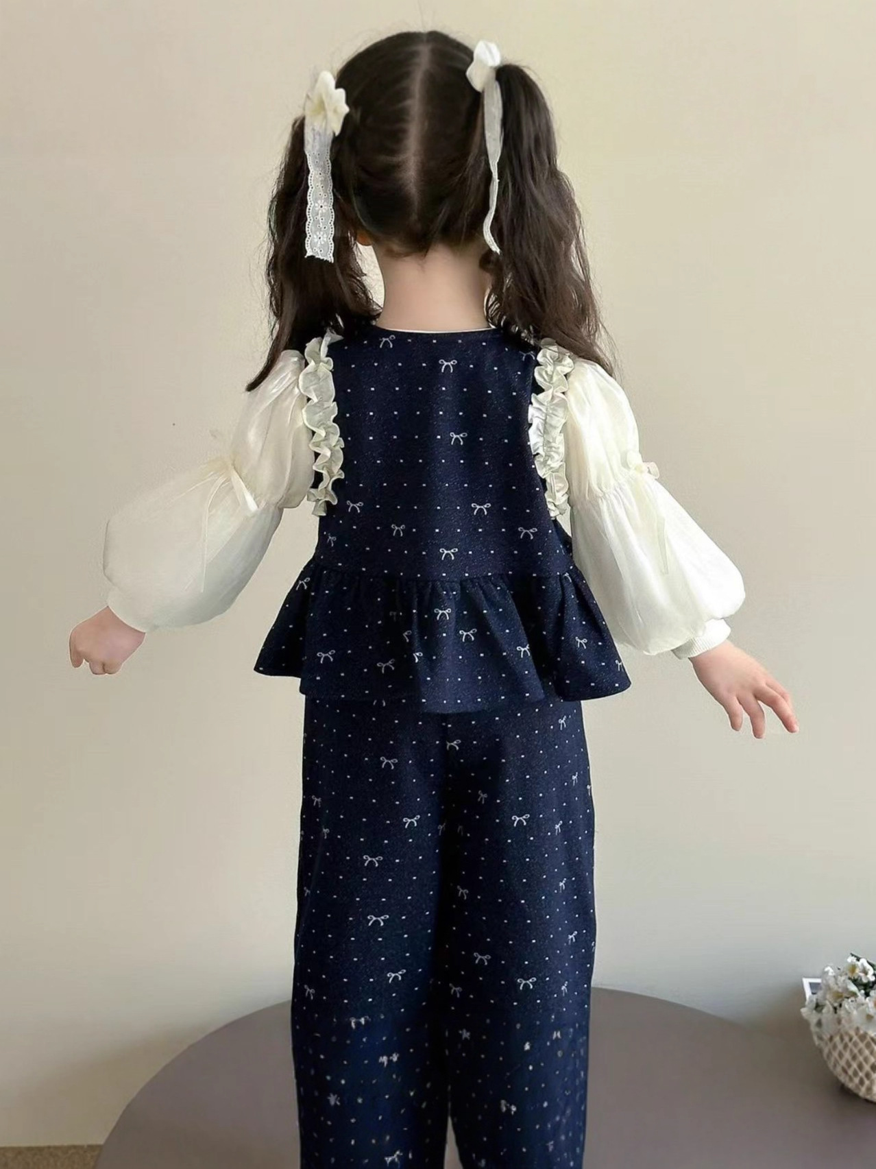 Girls Suit Spring & Fall 2025 New Style Baby Girl Accessible Luxury Three-Piece Set Korean Style Autumn Kidsren's Clothes - Image 5