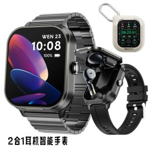 Cross Border D8pro Watch TWS Headset Smart Watch 2 in 1 Bluetooth Call Sports Watch Heart Rate Health NFC