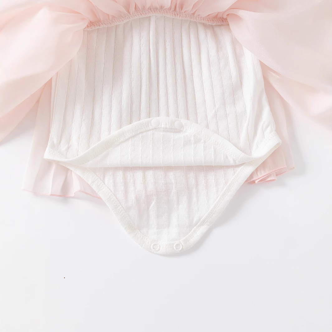 Baby Clothes, Summer Baby Girl Summer Jumpsuit, Fashionable Baby Full Moon Hundred Days Princess Skirt, Summer Skirt - Image 3