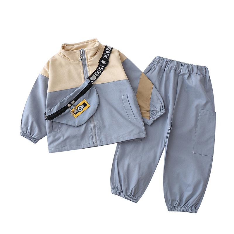 Boys' Sports Suit Spring 2022 New Children's Clothing Class B Red Fashionable In-Stock Korean Version Stylish Trendy Casual - Image 5