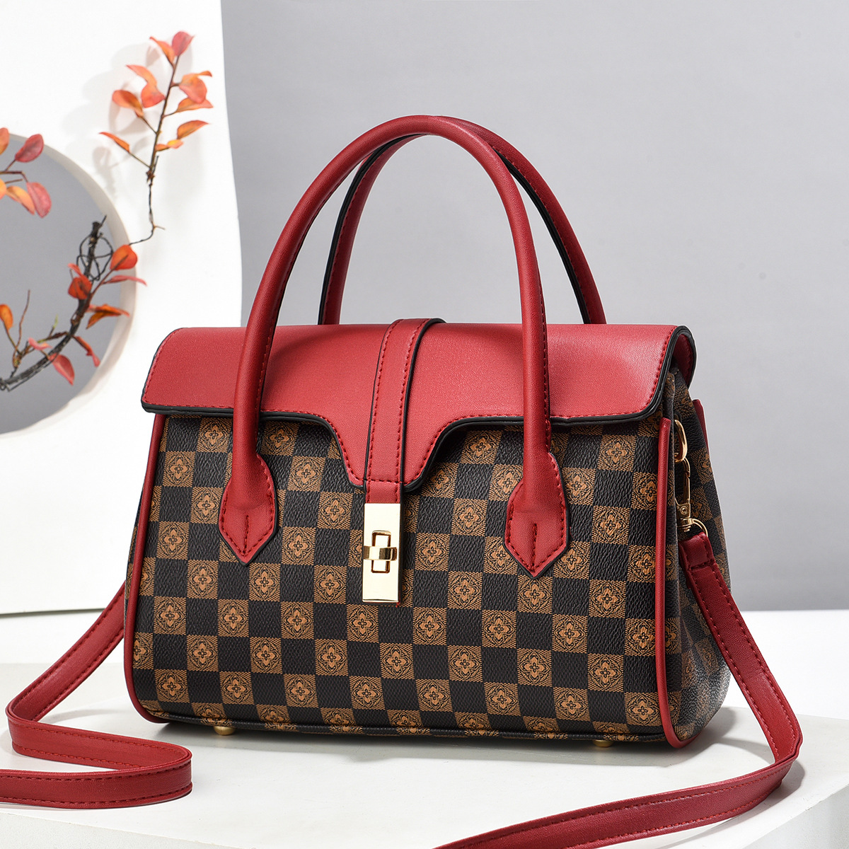 New Handbag Women's Bag European and American Fashion Retro Crossbody Shoulder Bag Fashion All-match Quality Women's Bag - Image 4