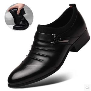 Dress pointed four seasons shoes new business casual men's leather shoes soft leather shoes breathable men's leather shoes a generation of hair