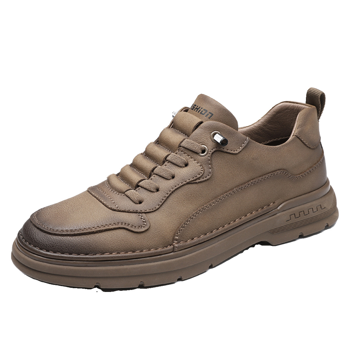 Men's Shoes New Soft-Soled Leather Shoes Men's Korean Style Casual Shoes Retro Versatile British Work Shoes Men's Trendy - Image 5
