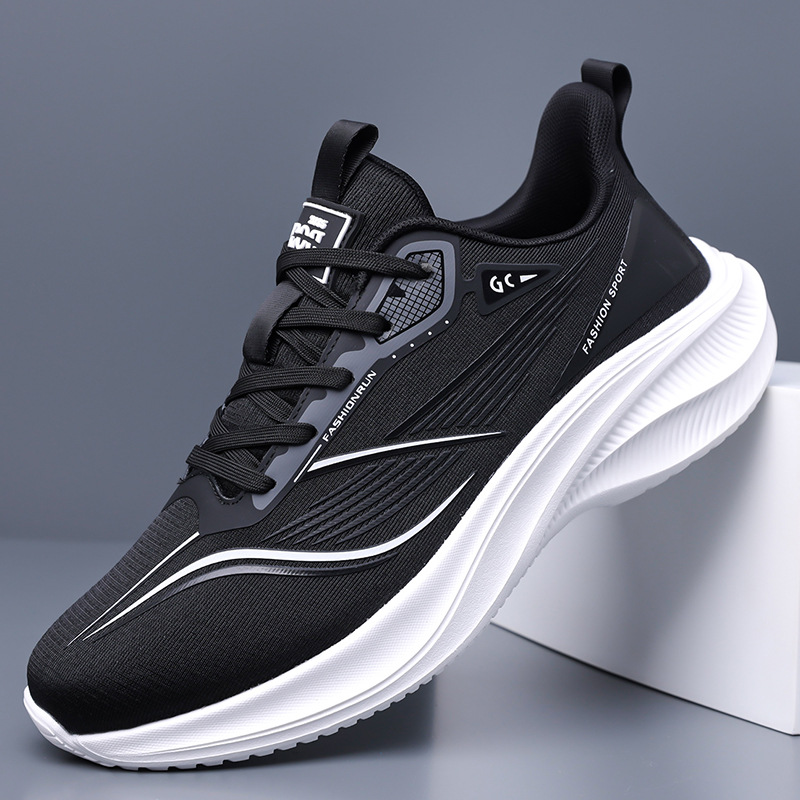 Men's Shoes New Soft-Soled Sports Casual Shoes Men's Trendy Versatile Breathable Mesh Shoes Lightweight Running Shoes for Men - Image 3