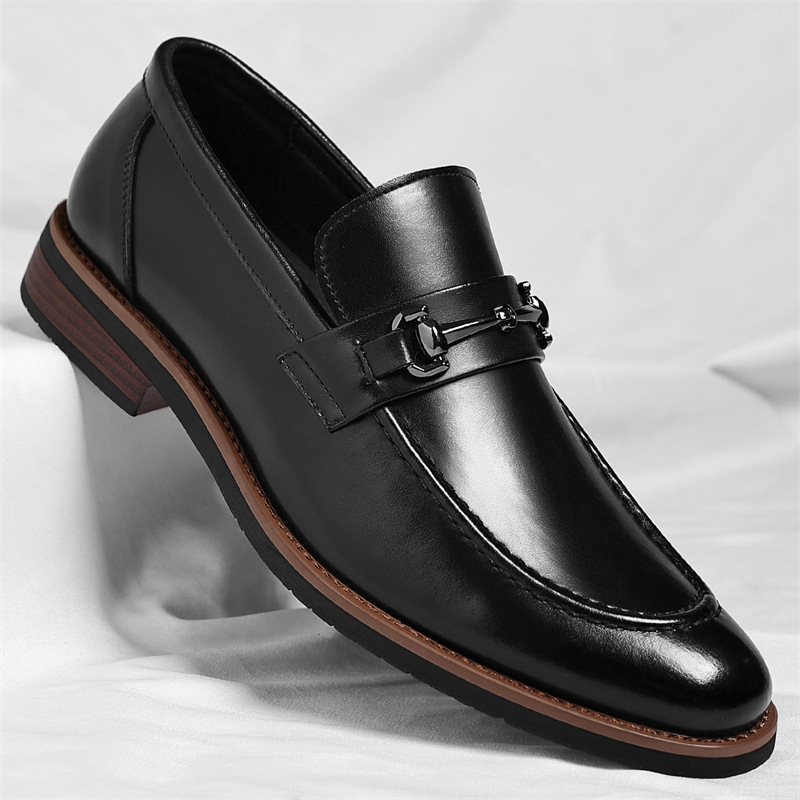 Cross-Border Large Size European Version Oxford Shoes Leather Shoes Men's Pointed Toe Suit Shoes Business Shoes Wenzhou Leather Shoes Dropshipping - Image 2