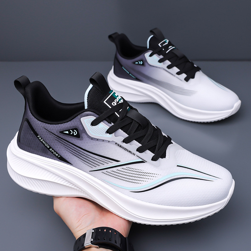Men's Shoes New Soft-Soled Sports Casual Shoes Men's Trendy Versatile Breathable Mesh Shoes Lightweight Running Shoes for Men - Image 4