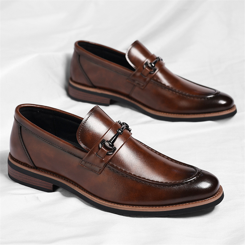 Cross-Border Large Size European Version Oxford Shoes Leather Shoes Men's Pointed Toe Suit Shoes Business Shoes Wenzhou Leather Shoes Dropshipping - Image 3