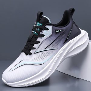 Men's Shoes New Soft-Soled Sports Casual Shoes Men's Trendy Versatile Breathable Mesh Shoes Lightweight Running Shoes for Men