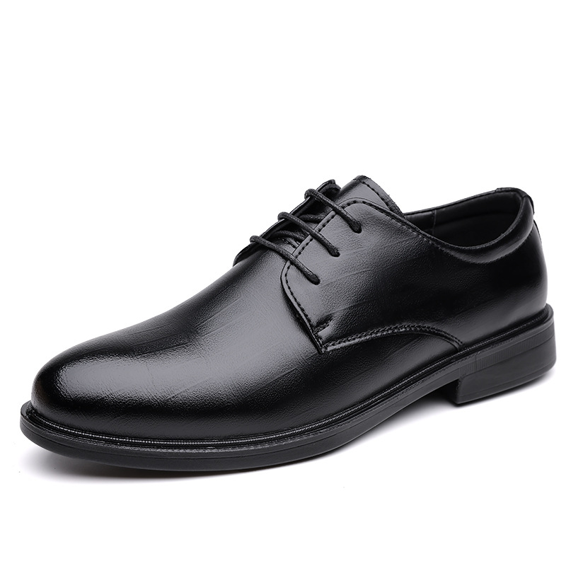 Business Men's Shoes, Casual Youth British Soft Sole Inner Heightening Shoes, Work Shoes, Formal Men's Leather Shoes, Men's Shoes - Image 5