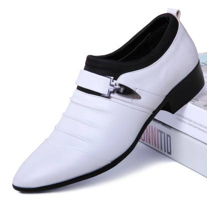 Dress pointed four seasons shoes new business casual men's leather shoes soft leather shoes breathable men's leather shoes a generation of hair - Image 4