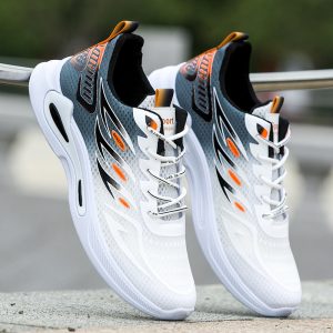 Men's Low-Top Comfortable Breathable Running Sneakers,New Fashion Trendy Lace-Up Casual Shoes